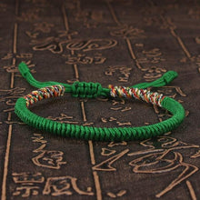 将图片加载到图库查看器,National Style Lucky Red String Bracelet Handmade Braided Knot Charm Bracelets For Women Men Red Bracelet Protection Red Cord Bracelet Adjustable Braided Knot Bracelet