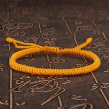 将图片加载到图库查看器,National Style Lucky Red String Bracelet Handmade Braided Knot Charm Bracelets For Women Men Red Bracelet Protection Red Cord Bracelet Adjustable Braided Knot Bracelet