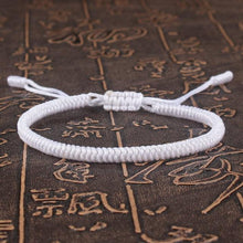 将图片加载到图库查看器,National Style Lucky Red String Bracelet Handmade Braided Knot Charm Bracelets For Women Men Red Bracelet Protection Red Cord Bracelet Adjustable Braided Knot Bracelet