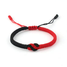 将图片加载到图库查看器,National Style Lucky Red String Bracelet Handmade Braided Knot Charm Bracelets For Women Men Red Bracelet Protection Red Cord Bracelet Adjustable Braided Knot Bracelet