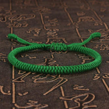 将图片加载到图库查看器,National Style Lucky Red String Bracelet Handmade Braided Knot Charm Bracelets For Women Men Red Bracelet Protection Red Cord Bracelet Adjustable Braided Knot Bracelet
