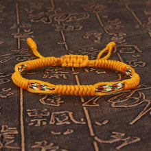 将图片加载到图库查看器,National Style Lucky Red String Bracelet Handmade Braided Knot Charm Bracelets For Women Men Red Bracelet Protection Red Cord Bracelet Adjustable Braided Knot Bracelet