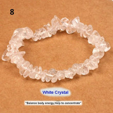 Load image into Gallery viewer, Natural Lucky Stone Beads Bracelet Multiple Colors Bracelets Beautiful Crystal Bracelets Natural Gemstone Crystal Stretch Bracelets Distance Energy Bracelet For Women Girls
