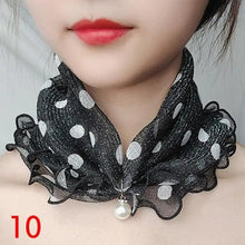 Load image into Gallery viewer, Neck Collars Fashion Scarves for Women And Girls Print Satin Silk Scarf Female Bandana Head Bib Scarfs For Ladies