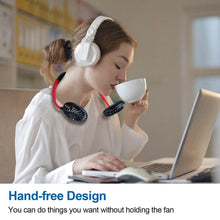 Load image into Gallery viewer, Neck Hanging Fan Hand Free Portable