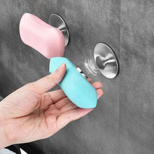 Load image into Gallery viewer, New 1PC Magnetic Soap Holder Tool Free Rustproof Sponge Holder Dish Holder Soap Dish For Bathroom Lavatory Home Soap Dish Suction Strongly Magnetic soap Holder Rustproof Stainless Soap Holder for Bathroom and Kitchen