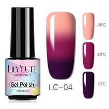 Load image into Gallery viewer, New 2022Fashion Womens 3-layers Color Changing Gel Nail Polish Long Lasting UV Chameleon Popular Colorful Design For Womens and Girls