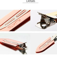 Load image into Gallery viewer, NEW 2Pcs Advanced Texture Ins Style Electroplating Bangs Duckbill Clip Seamless Makeup Clip Hairdressing Jewelry Modeling Tool Gorgeous Hair Accessories For Women