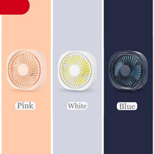 Load image into Gallery viewer, New 360° USB Fan Cooler Cooling Mini Fan Portable 3 Speed Super Mute Cooler for Office Cool Fans Car Home Notebook Laptop Portable Mini Fan for Bedroom Office Desktop
