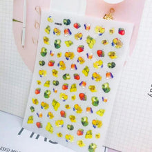 Load image into Gallery viewer, New 3D Self-Adhesive Lovely Red Lips Image Nails Stickers for Nails Sticker Decorations Manicure Valentine's Day Nail Art Sticker Decals 3D Exquisite Pattern Nail Art Supplies Self-Adhesive Luxurious Nail Art Decoration