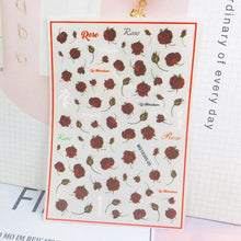 Load image into Gallery viewer, New 3D Self-Adhesive Lovely Red Lips Image Nails Stickers for Nails Sticker Decorations Manicure Valentine's Day Nail Art Sticker Decals 3D Exquisite Pattern Nail Art Supplies Self-Adhesive Luxurious Nail Art Decoration