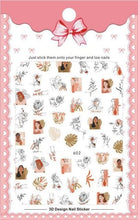 Load image into Gallery viewer, New 3D Self-Adhesive Lovely Red Lips Image Nails Stickers for Nails Sticker Decorations Manicure Valentine's Day Nail Art Sticker Decals 3D Exquisite Pattern Nail Art Supplies Self-Adhesive Luxurious Nail Art Decoration