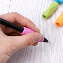 Load image into Gallery viewer, New 4PCS/Pack Writing Pencil Pen Holder Writing Aid Grip School Supplies for Kids Preschoolers Children Adults Students Children Pencil Holding Practice Device For Correcting Pen Holder Postures