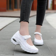 Load image into Gallery viewer, New Air Cushion Flat Shoes Women Mesh Sneakers Breathable Women Shoes Increase Casual Shoes Air Cushion Woman Mesh Sneakers Breathable Flats Womens Shoes