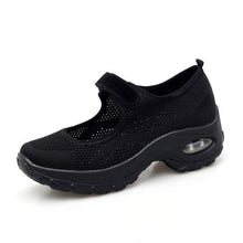 Load image into Gallery viewer, New Air Cushion Flat Shoes Women Mesh Sneakers Breathable Women Shoes Increase Casual Shoes Air Cushion Woman Mesh Sneakers Breathable Flats Womens Shoes