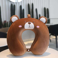 将图片加载到图库查看器,New Animal Memory Cotton U-shaped Pillow Car Neck Pillow Noon Rest Pillow Plane Travel PillowKids Neck Travel Pillows Cute U-Shaped Animal Pillow for Cars Planes Boys Girls Child Gift Ideas