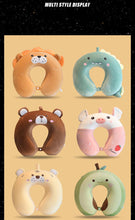 将图片加载到图库查看器,New Animal Memory Cotton U-shaped Pillow Car Neck Pillow Noon Rest Pillow Plane Travel PillowKids Neck Travel Pillows Cute U-Shaped Animal Pillow for Cars Planes Boys Girls Child Gift Ideas