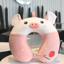 将图片加载到图库查看器,New Animal Memory Cotton U-shaped Pillow Car Neck Pillow Noon Rest Pillow Plane Travel PillowKids Neck Travel Pillows Cute U-Shaped Animal Pillow for Cars Planes Boys Girls Child Gift Ideas