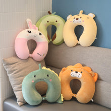 将图片加载到图库查看器,New Animal Memory Cotton U-shaped Pillow Car Neck Pillow Noon Rest Pillow Plane Travel PillowKids Neck Travel Pillows Cute U-Shaped Animal Pillow for Cars Planes Boys Girls Child Gift Ideas
