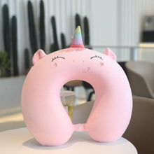 将图片加载到图库查看器,New Animal Memory Cotton U-shaped Pillow Car Neck Pillow Noon Rest Pillow Plane Travel PillowKids Neck Travel Pillows Cute U-Shaped Animal Pillow for Cars Planes Boys Girls Child Gift Ideas
