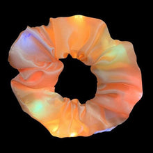 Load image into Gallery viewer, New Arrival Girls LED Luminous Scrunchies Hairband Ponytail Holder Headwear Elastic Hair Bands Solid Color Hair Accessories Ponytail Holder Accessories for Women And Girls