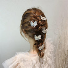Load image into Gallery viewer, New Arrival Lace Cute Butterfly Hair Clips Hairpins Fashion Barrette Wedding Hairpins Woman Wedding Hair Accessories for Brides and Bridesmaids Styling Tools
