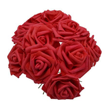 Load image into Gallery viewer, New Artificial 10/20/30 Heads 8cm PE Foam Rose Flowers Bride Bouquet Flower For Wedding Party Decorative Scrapbooking Flower Silk Roses for Wedding Centerpieces Bridal Show Bouquets Party Home Flowers Decoration