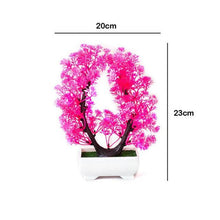 Load image into Gallery viewer, New Artificial Plants Pine Bonsai Potted Decorative Green Small Trees Fake Flowers Ornament For Home Garden Decoration