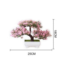 Load image into Gallery viewer, New Artificial Plants Pine Bonsai Potted Decorative Green Small Trees Fake Flowers Ornament For Home Garden Decoration