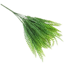 Load image into Gallery viewer, New Artificial Shrubs Boston Fern Grass Fake Green Bushes Indoor Outdoor UV Resistant Indoor Outside For Home Garden Porch Window Décor