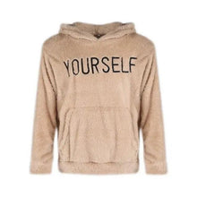 将图片加载到图库查看器,New Autumn And Winter Warm Men Wool Hooded Sweatshirts Letter Print Hooded Men's Embroidered Sweater Casual Hooded Long Sleeve Hipster Gym Long Sleeve Hoodies