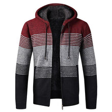 将图片加载到图库查看器,New Autumn Winter Jacket Men Warm Casual Slim Fit Fleece Jacket Elegant Jackets For Men Warm Soft Sweater Solid Jackets Casual Business Men Clothing Lightweight Hooded Jackets