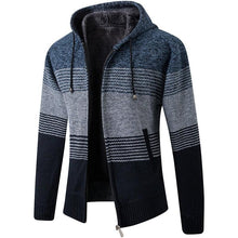 将图片加载到图库查看器,New Autumn Winter Jacket Men Warm Casual Slim Fit Fleece Jacket Elegant Jackets For Men Warm Soft Sweater Solid Jackets Casual Business Men Clothing Lightweight Hooded Jackets