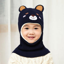 将图片加载到图库查看器,New Baby Girl Winter Hat Warm Bear Skellies Beanies Knitted Cap Kids Balaclava Mask Hats Gorgas Toddler Winter Hat, Baby Winter Hat, Fleece Lined Girls Boys Winter Hat Kids Winter Hat Scarf Earflap Hood Skull Caps