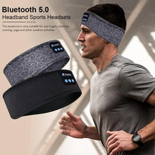 Load image into Gallery viewer, New Bluetooth Wireless Headphones Sports Headband Soft Elastic Comfortable Headphones For Sleep Music Headset Speakers