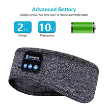 Load image into Gallery viewer, New Bluetooth Wireless Headphones Sports Headband Soft Elastic Comfortable Headphones For Sleep Music Headset Speakers