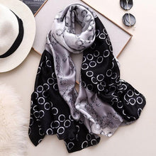 Load image into Gallery viewer, New Brand Designer Luxury Winter Long Silk Scarf Shawls Wraps Print Cotton Scarf Stylish Head Wraps Scarves Hijabs Neck Scarves Lady Hijab For Female