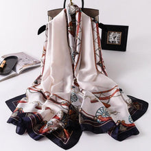 Load image into Gallery viewer, New Brand Designer Luxury Winter Long Silk Scarf Shawls Wraps Print Cotton Scarf Stylish Head Wraps Scarves Hijabs Neck Scarves Lady Hijab For Female