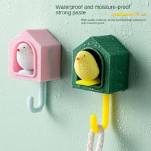 将图片加载到图库查看器,New Cartoon Bird Hook Self Adhesive Dormitory Bedroom Door Hangers Hooks Key Umbrella Towel Cap Coat Rack Wall Decoration Rack Creative Adhesive Coat Hook Cute Bird Hooks Decorative Wall Hooks Key Holder