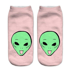 将图片加载到图库查看器,New Cartoon Cat Socks 3D Print Art Funny Socks Women Cute Low Cut Ankle Socks Made o Pure Cotton Short Socks Trending Fashion Short Ankle Socks For Men And Women