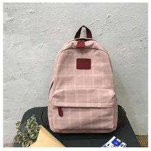 Load image into Gallery viewer, New Casual School Bag For Women And Girls Stylish Backpack Striped Book Packbags for Teenage