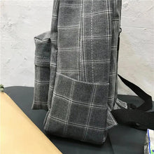 Load image into Gallery viewer, New Casual School Bag For Women And Girls Stylish Backpack Striped Book Packbags for Teenage
