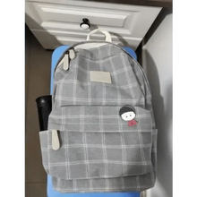 Load image into Gallery viewer, New Casual School Bag For Women And Girls Stylish Backpack Striped Book Packbags for Teenage