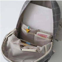 Load image into Gallery viewer, New Casual School Bag For Women And Girls Stylish Backpack Striped Book Packbags for Teenage