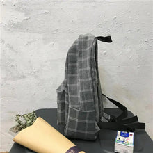 Load image into Gallery viewer, New Casual School Bag For Women And Girls Stylish Backpack Striped Book Packbags for Teenage