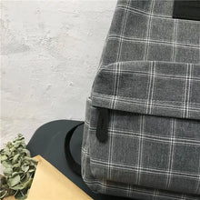 Load image into Gallery viewer, New Casual School Bag For Women And Girls Stylish Backpack Striped Book Packbags for Teenage