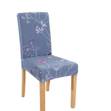 Load image into Gallery viewer, New Chair Covers Spandex Stretch Chair Covers Dining Slipcover Decorative Chair Cover floral For Kitchen Wedding Banquet Hotel Stretch Armless Chair Slipcover for Dining Room Seat Cushion, Spandex Kitchen Parson Chair Protector Cover, Removable & Washable