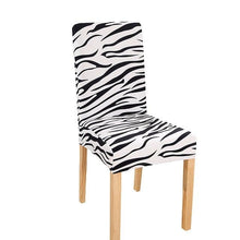 Load image into Gallery viewer, New Chair Covers Spandex Stretch Chair Covers Dining Slipcover Decorative Chair Cover floral For Kitchen Wedding Banquet Hotel Stretch Armless Chair Slipcover for Dining Room Seat Cushion, Spandex Kitchen Parson Chair Protector Cover, Removable & Washable