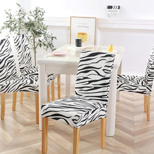 Load image into Gallery viewer, New Chair Covers Spandex Stretch Chair Covers Dining Slipcover Decorative Chair Cover floral For Kitchen Wedding Banquet Hotel Stretch Armless Chair Slipcover for Dining Room Seat Cushion, Spandex Kitchen Parson Chair Protector Cover, Removable & Washable