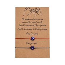 Load image into Gallery viewer, New Charm Bracelet For Friendship Couples 2pcs/set Volcanic Stone Bracelet Bead Bangles Natural Stone Bracelets Set Friendship Hand Woven Braided Stretch String Adjustable For Couples